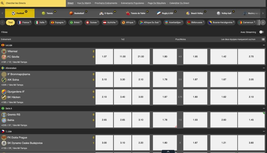 Betlive Casino paris en ligne