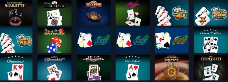 Betlive Casino jeux table